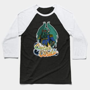 Captain Cthulu Baseball T-Shirt